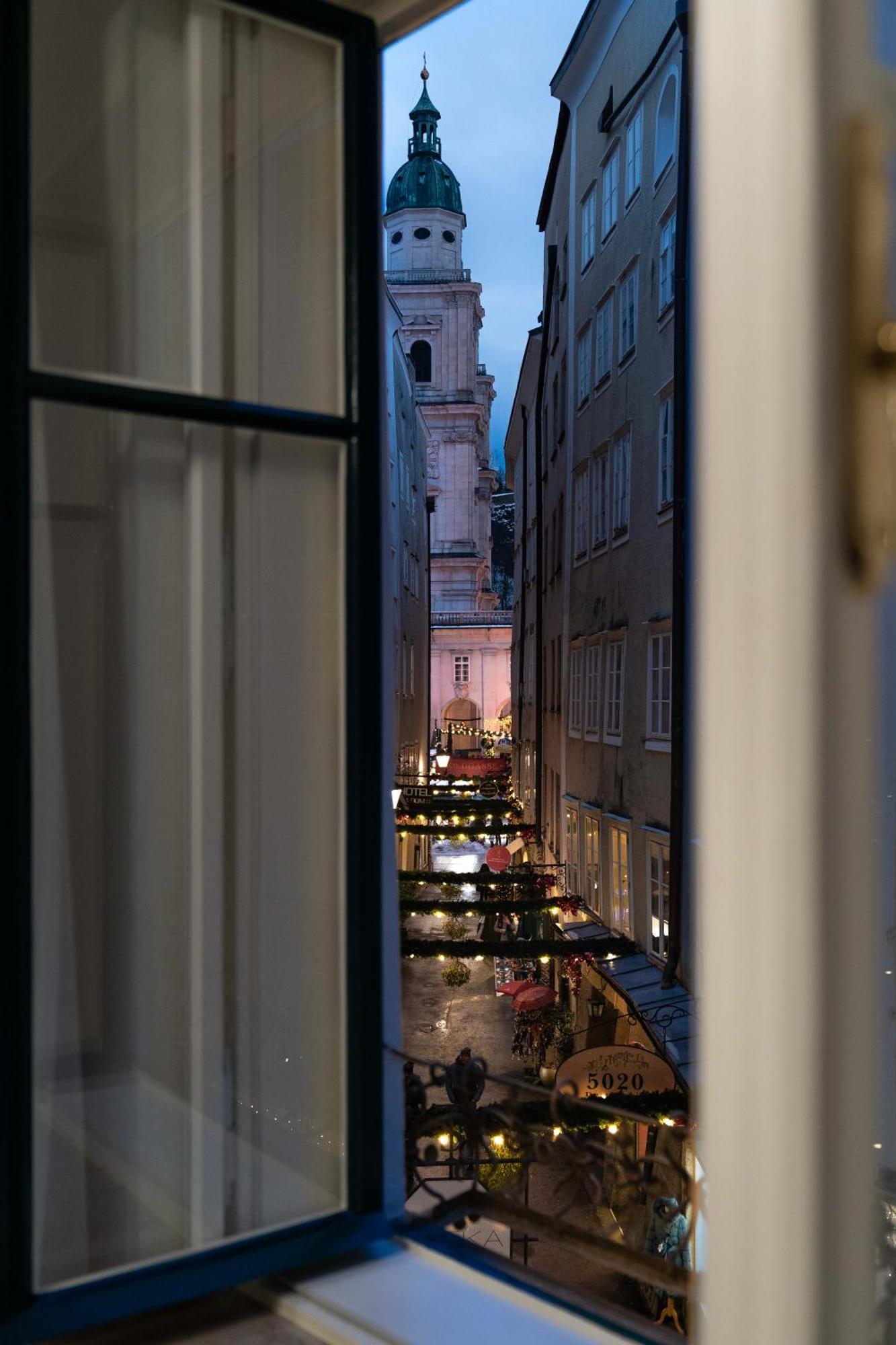Altstadt-App. Domblick! Salzburg Exterior foto
